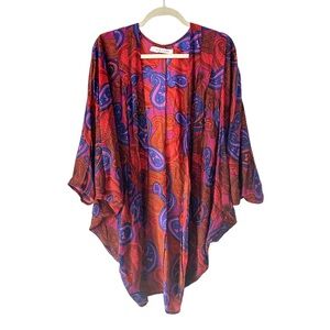 Volcom Multicolor Paisley Swim Coverup